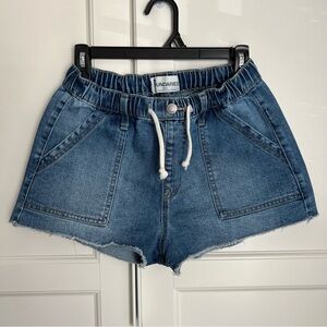 No Boundaries Dark Blue Jean Shorts